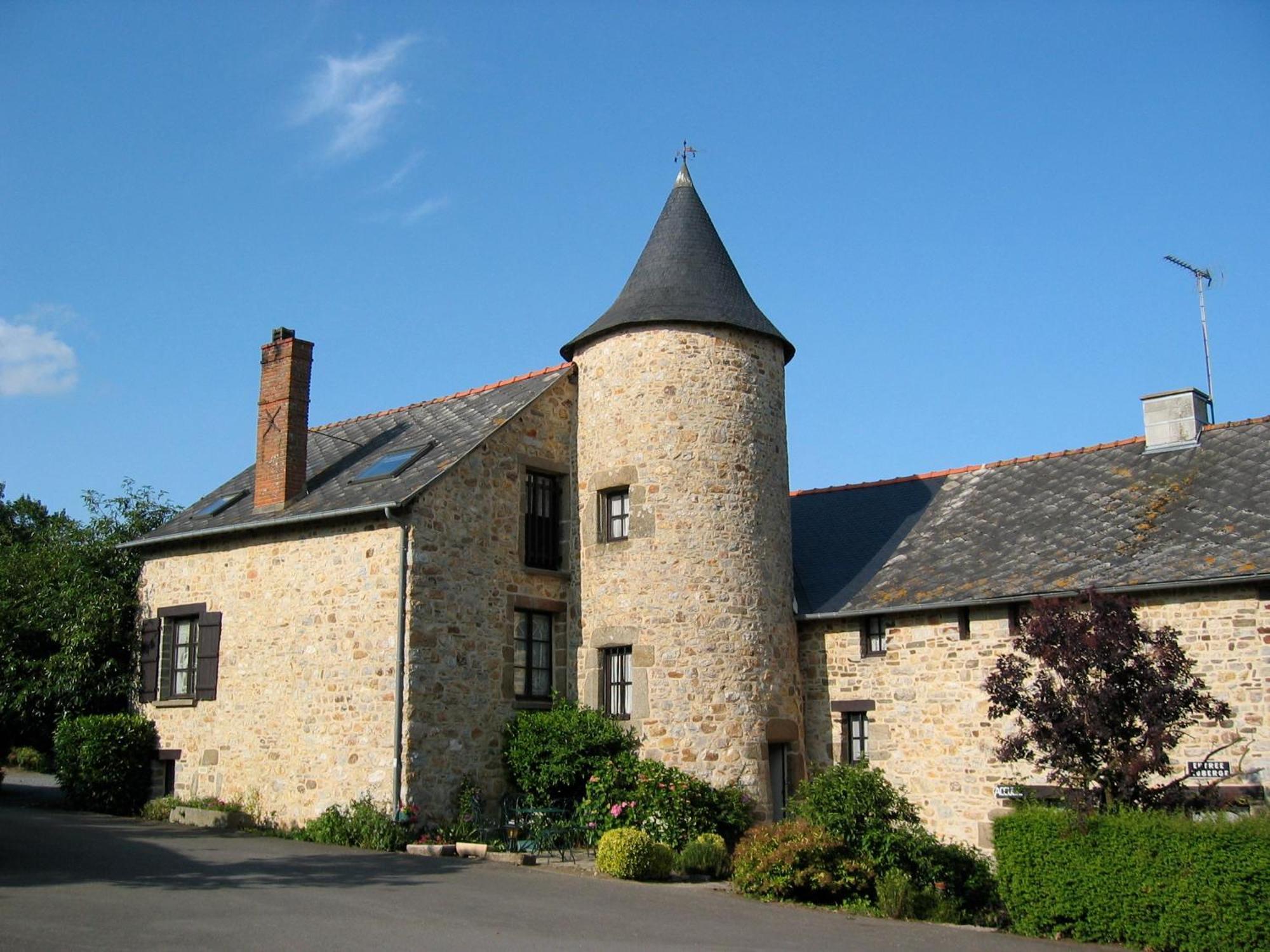Chambres d'Hôtes de la Ferme Auberge de Mésauboin Billé Esterno foto